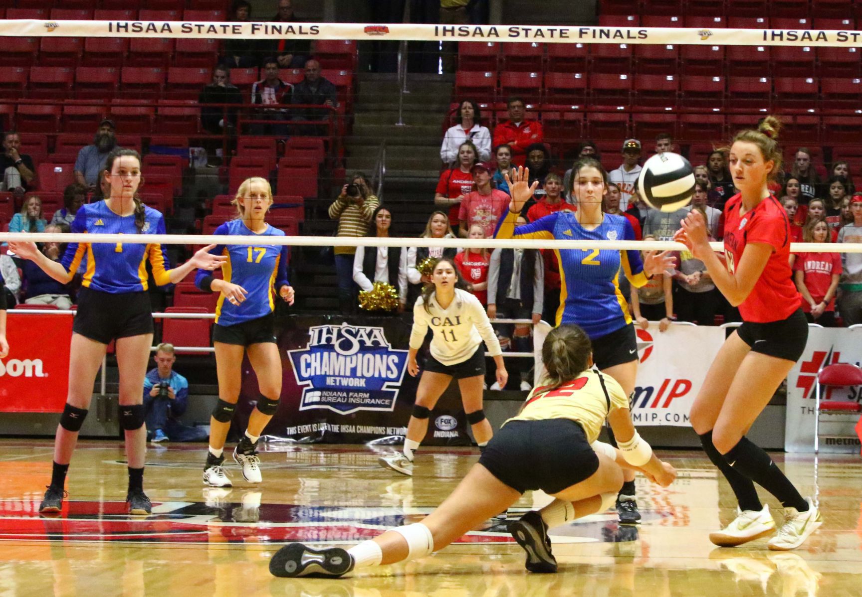 Gallery: Volleyball Class 2A State Finals - Andrean vs. Christian Academy of Indiana